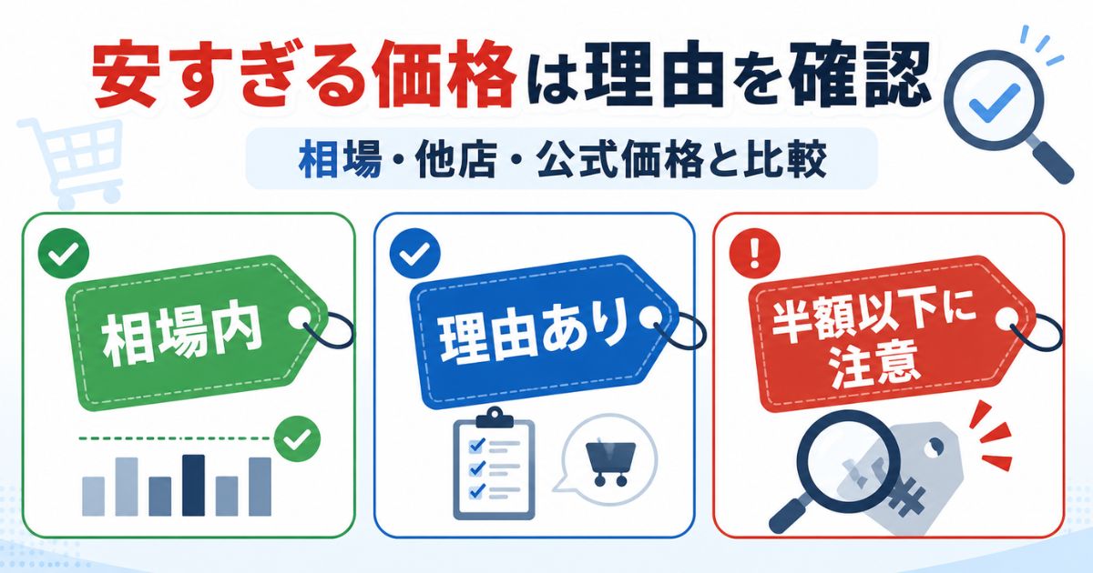 楽天Fashionで購入前にブランド名、ショップ名、レビュー、返品条件、在庫表示を確認する画像